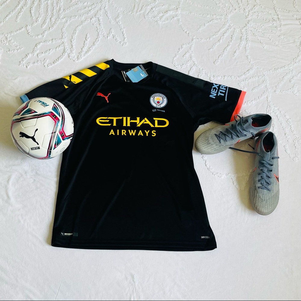 Puma Manchester City 125th Anniversary Jersey - Men’s SZ L - NEW WITH TAGS